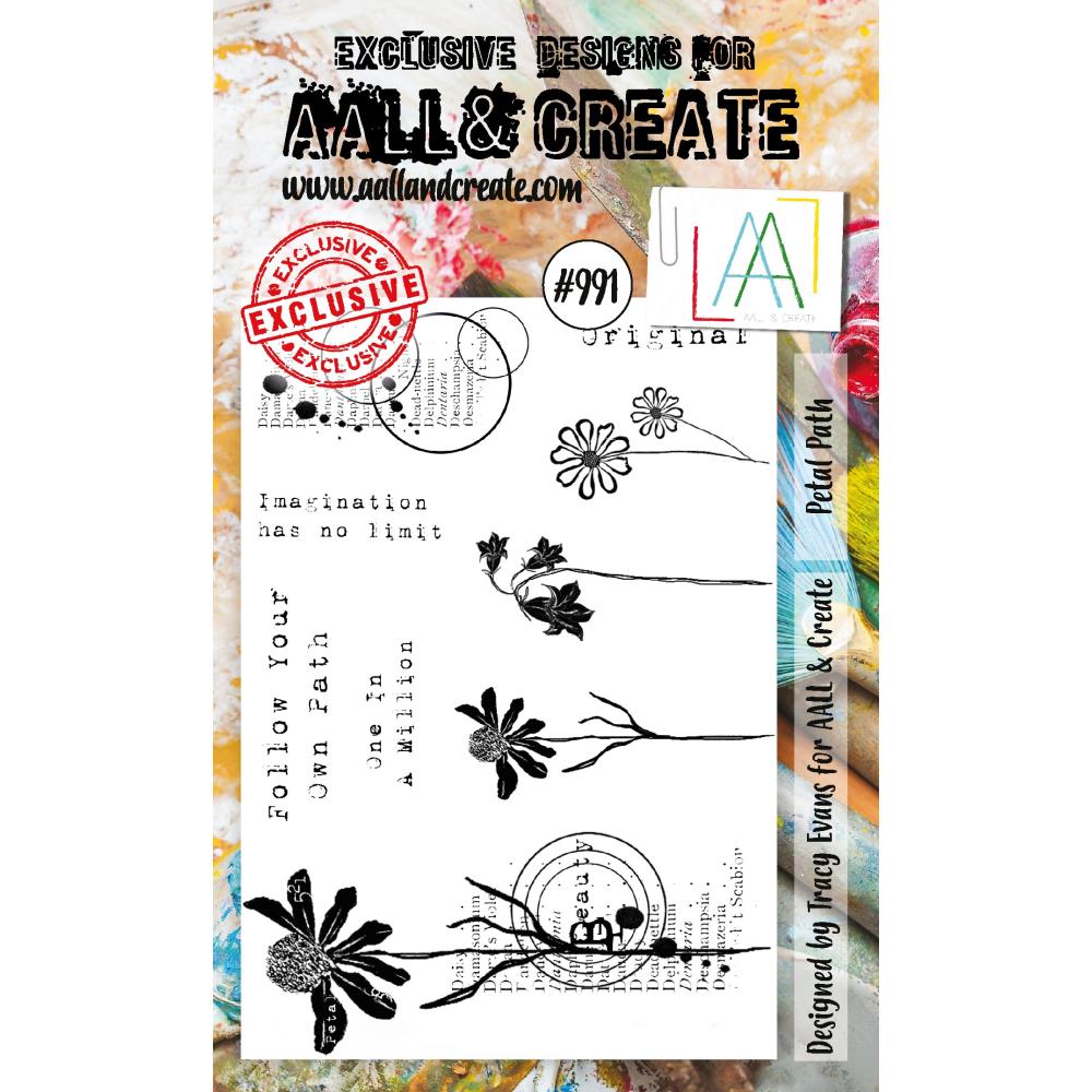 AALL & Create Clear Stamps - Petal Path