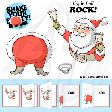 Art Impressions Rubber Stamp - Santa Shake Set