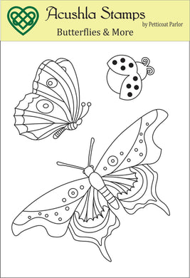 Acushla Stamps by Petticoat Parlor - Butterflies & More