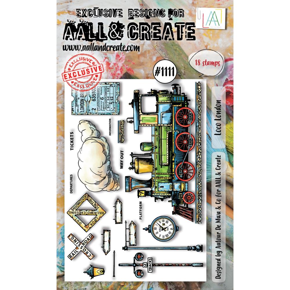 AALL & Create Clear Stamps - Loco London