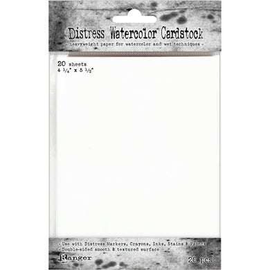 Tim Holtz Distress Watercolor Cardstock, 4 1/4