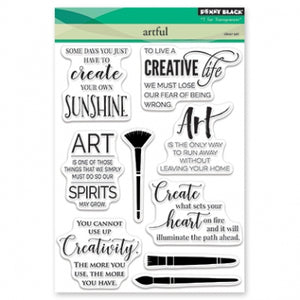 Penny Black Clear Stamp - Artful
