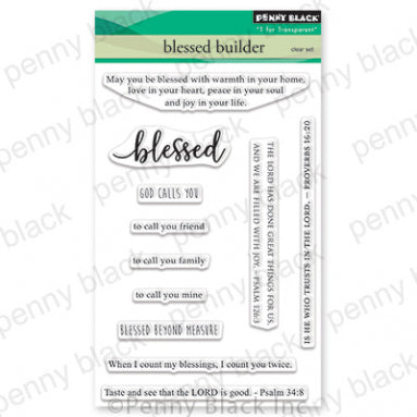 Penny Black Clear Stamp - Blessed Builder 4