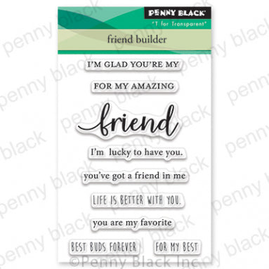 Penny Black Clear Stamp Mini - Friend Builder