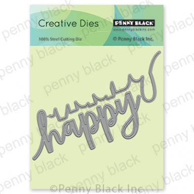 Penny Black Creative Dies - Happy Edger