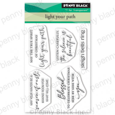 Penny Black Clear Stamp Mini - Light Your Path