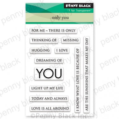 Penny Black Clear Stamp Mini -  Only You