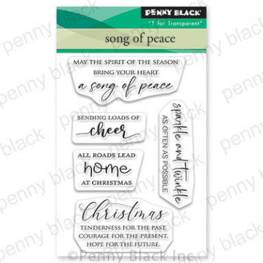 Penny Black Clear Stamp Mini - Song of Peace
