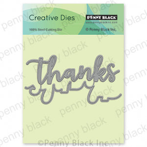 Penny Black Creative Dies - Thanks Edger