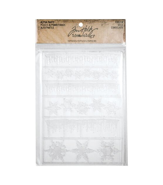 Tim Holtz Idea-Ology - Alpha Parts, Frozen