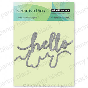 Penny Black Creative Dies - Hello Edger
