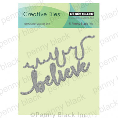 Penny Black Creative Dies - Believe Edger