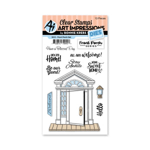 Art Impressions Clear Stamps - Front Porch Set w/Dies