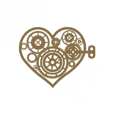Creative Embellishments Chipboard - Steampunk Heart