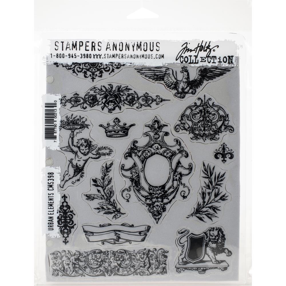 Tim Holtz Rubber Stamp by Stampers Anonymous - Urban Elements CMS398