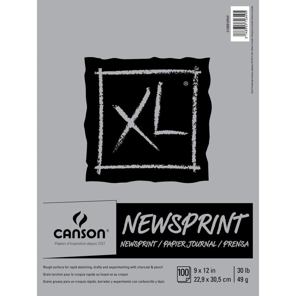 Canson XL Rough Newsprint Paper Pad 9