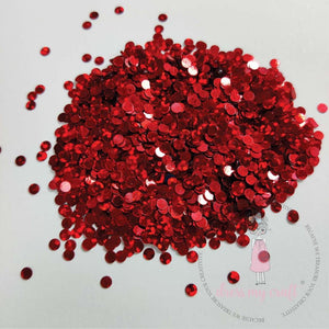 Dress My Craft Shaker Elements 8gms Christmas Confetti Red