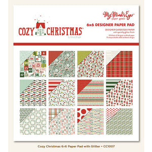 My Mind's Eye Paper Pad 6" X 6" Double-Sided - Cozy Christmas