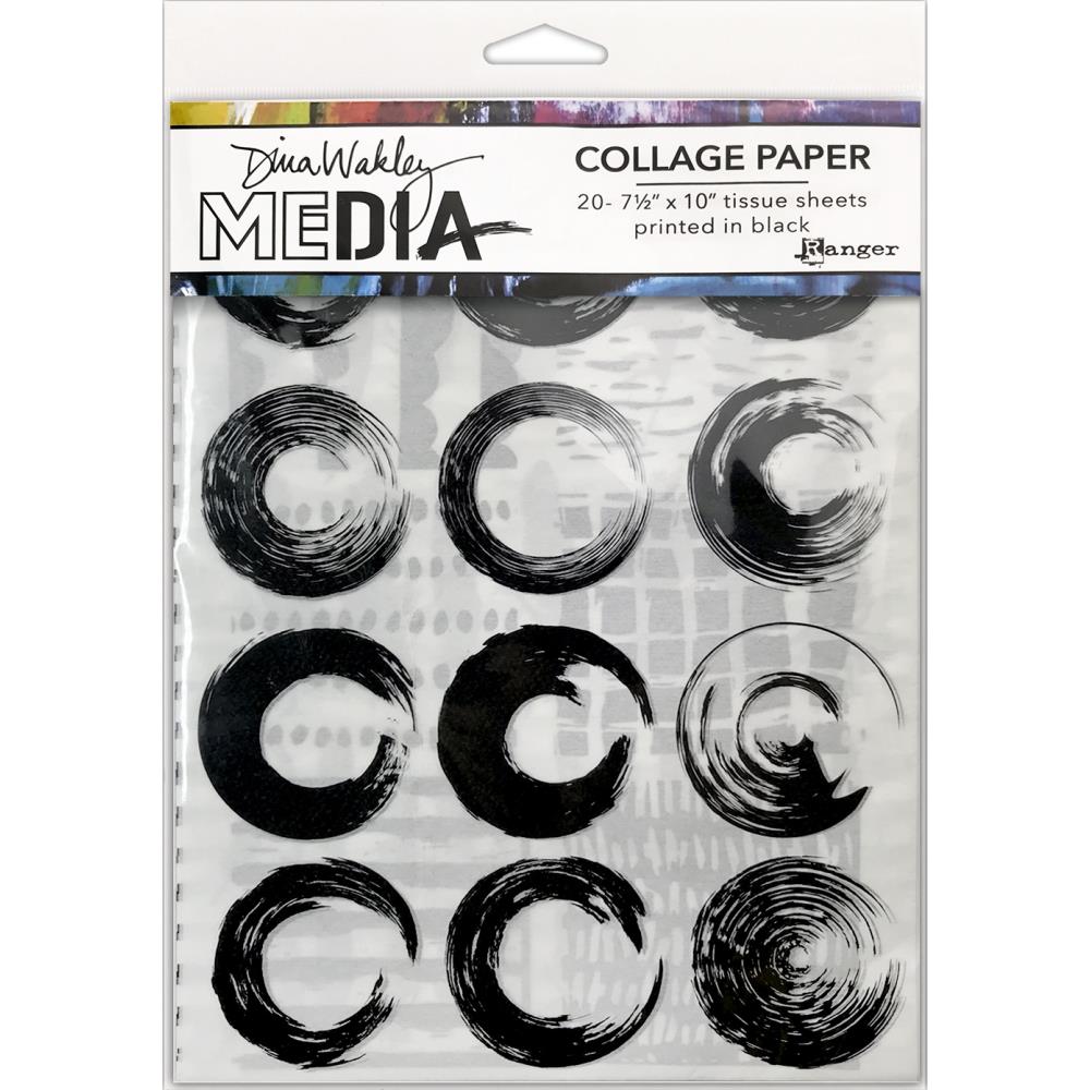 Dina Wakley Media Collage Tissue Paper, Elements 7.5