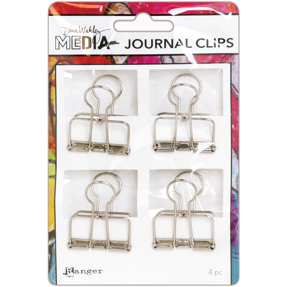 Dina Wakley Media Journal Clips 4 pack, Large