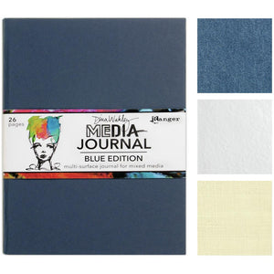Dina Wakley Media Journal 8" x 10", Blue Edition