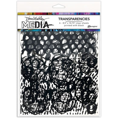 Dina Wakley Media Transparencies - Pattern Play Set 1