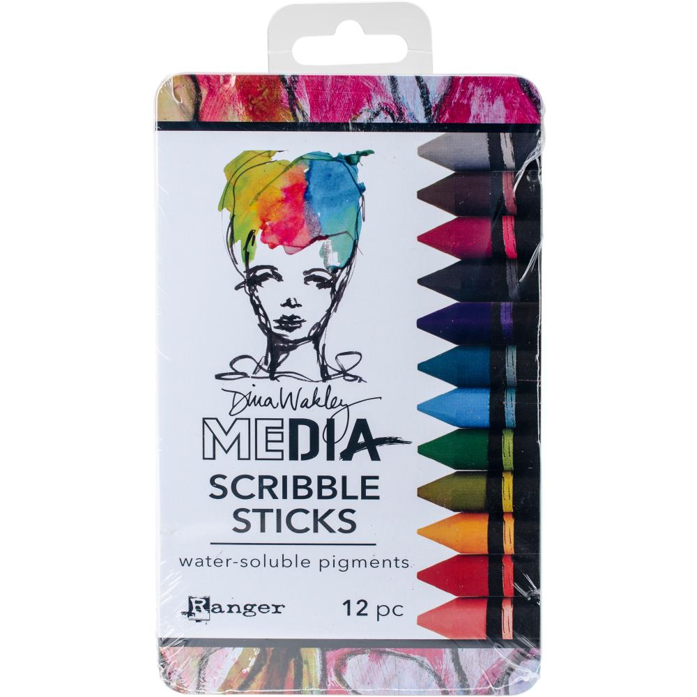 Dina Wakley Media Scribble Sticks, Set 2