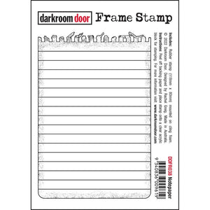 Darkroom Door Frame Stamp - Notepaper