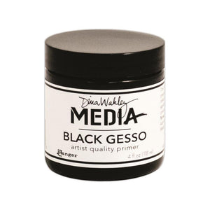 Dina Wakley Media - Black Gesso 4 oz.