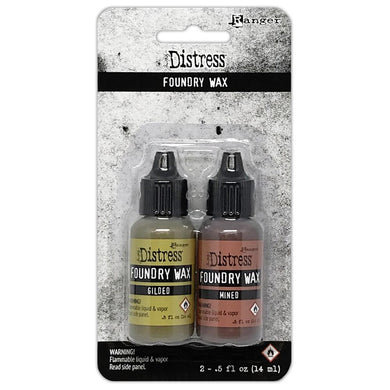 Tim Holtz Distress Foundry Wax - Sterling/Statue