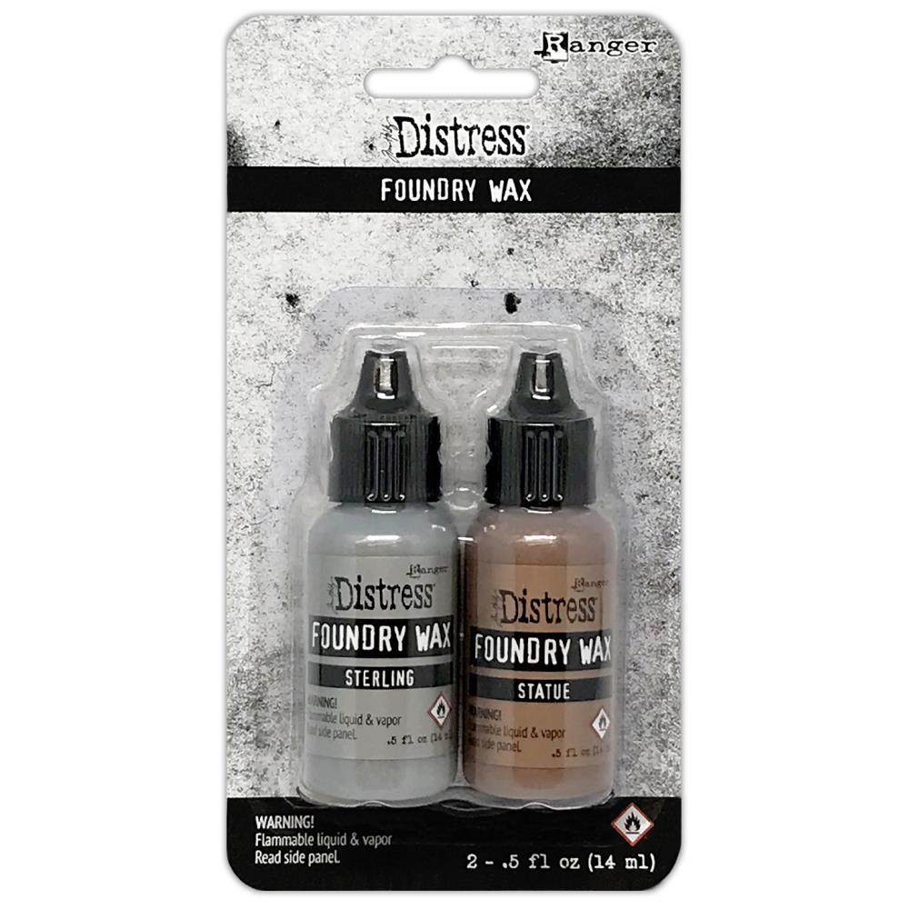 Tim Holtz Distress Foundry Wax - Sterling/Statue