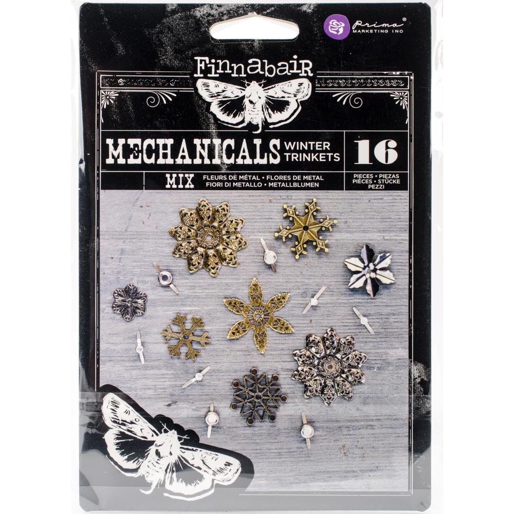 Finnabair Mechanicals Metal Embellishments - Winter Trinkets