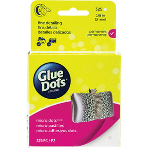 Glue Dots Adhesive 1/8" Clear Micro Dots Roll
