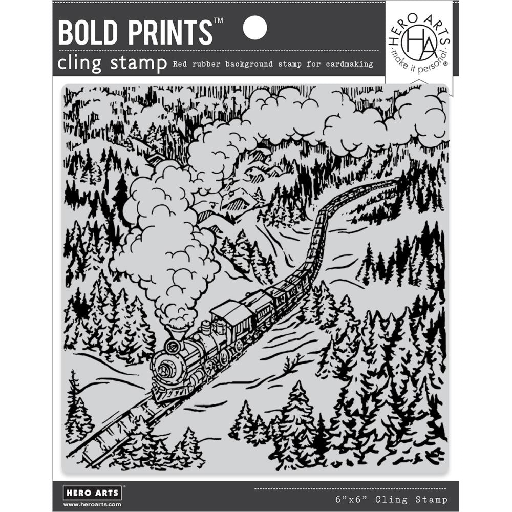 Hero Arts Rubber Stamp Clings - Polar Express Bold Prints 6