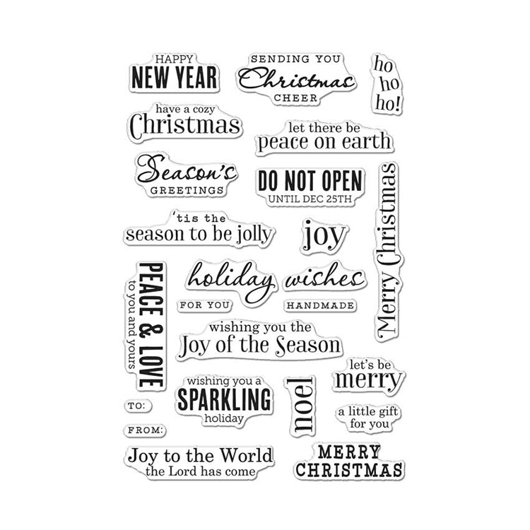 Hero Arts Clear Stamps - Christmas Messages