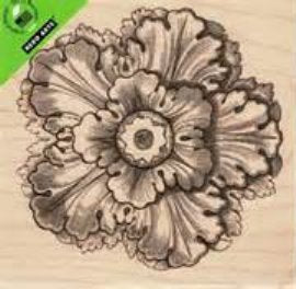 Hero Arts Rubber Stamp, Mounted - Etched Medallion