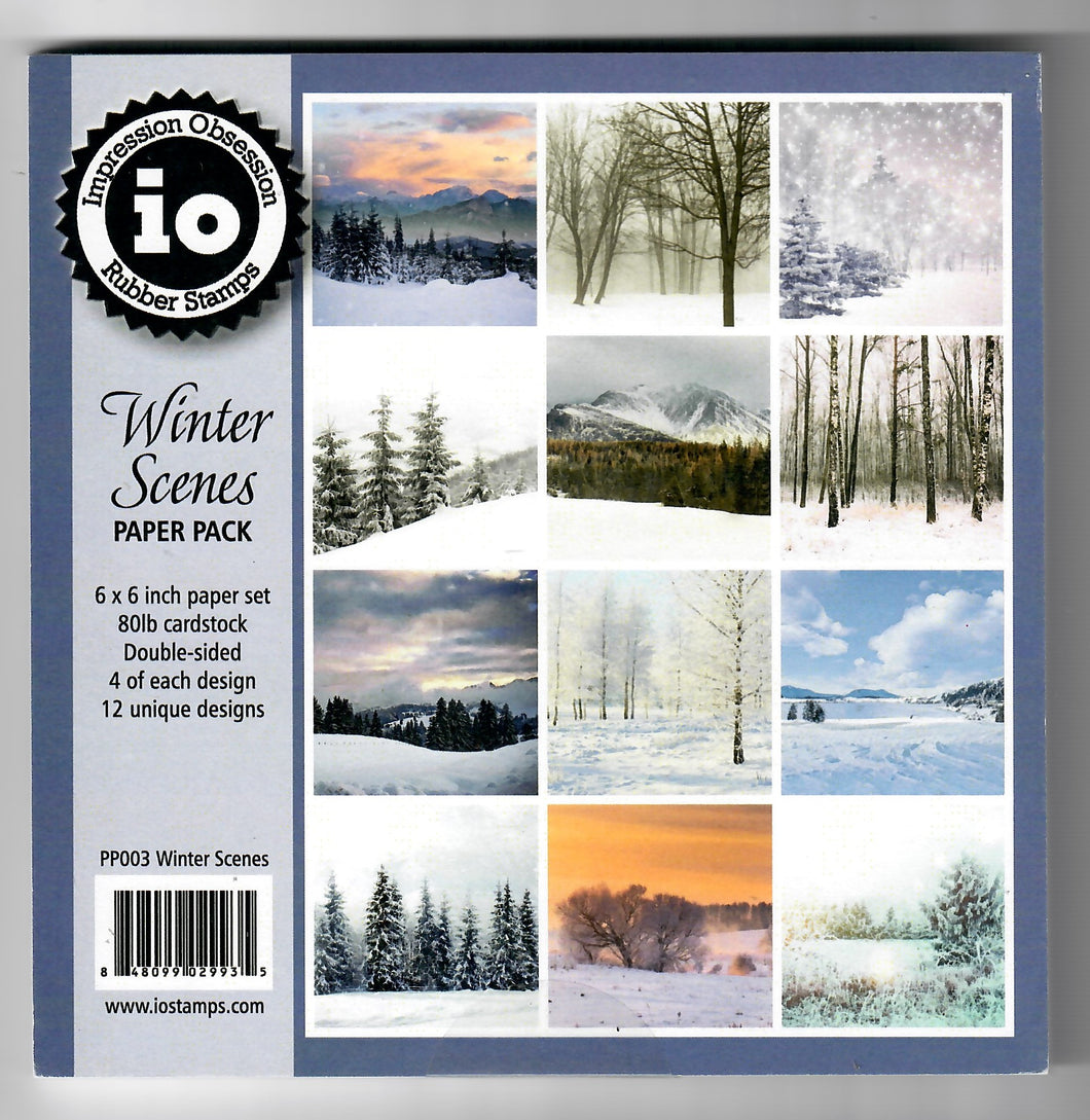 Impression Obsession Paper Pack - Winter Scenes