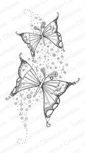 Impression Obsession Rubber Stamp - Butterflies