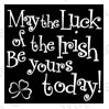 Impression Obsession Sentiment Rubber Stamp - Luck of the Irish