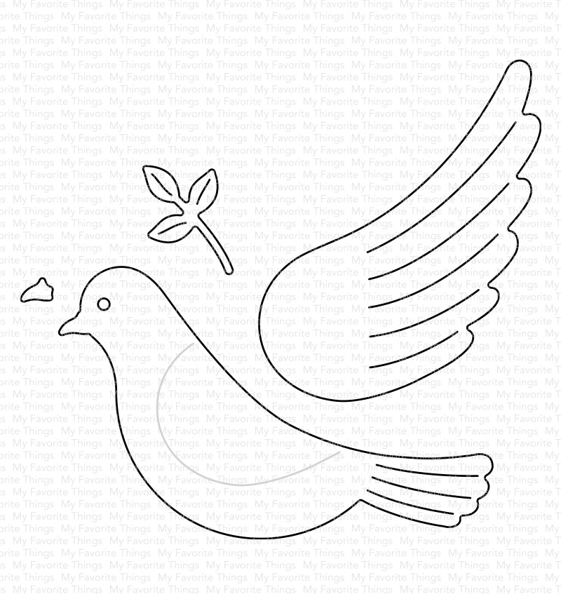 My Favorite Things Die-namics Steel Dies - Peaceful Dove