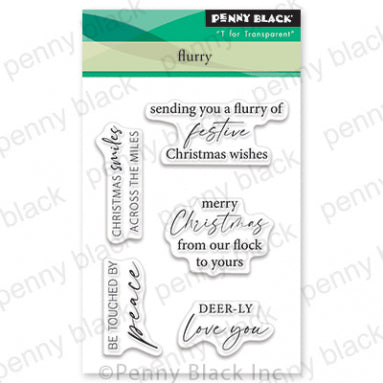 Penny Black Clear Stamp - Flurry