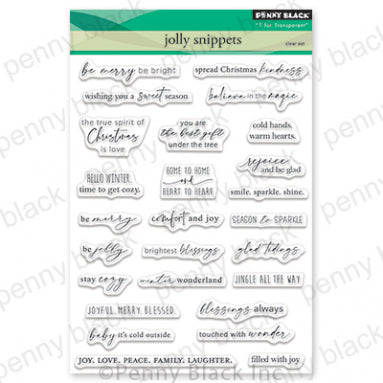 Penny Black Clear Stamp - Jolly Snippets