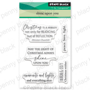 Penny Black Clear Stamp - Shine Upon You