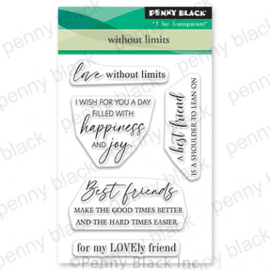 Penny Black Clear Stamp - Without Limits
