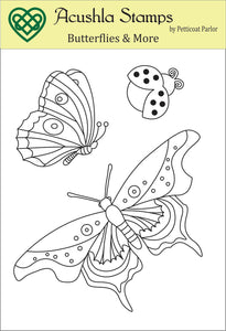 Acushla Stamps by Petticoat Parlor - Butterflies & More