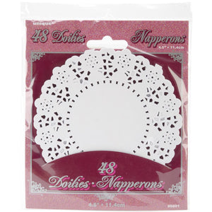 4.5" Paper Doilies - Round