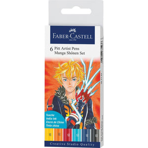 Faber Castell PITT Artist Pens - Manga Shonen Set