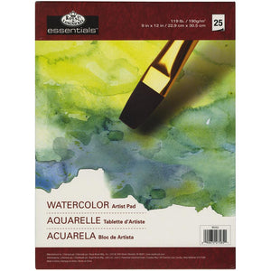 essentials Watercolor Artist Pad 9" x 12"