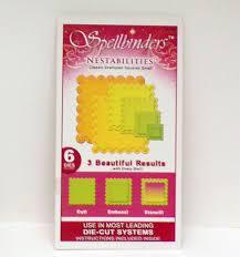 Spellbinders Nestabilities Die - Classic Scalloped Squares, Small