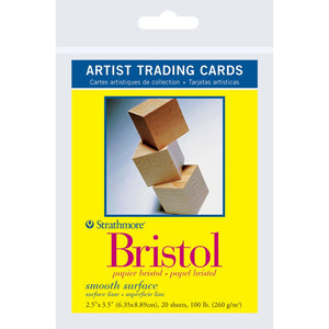 Strathmore Bristol Artist Trading Cards 2 1/2" x 3 1/2"